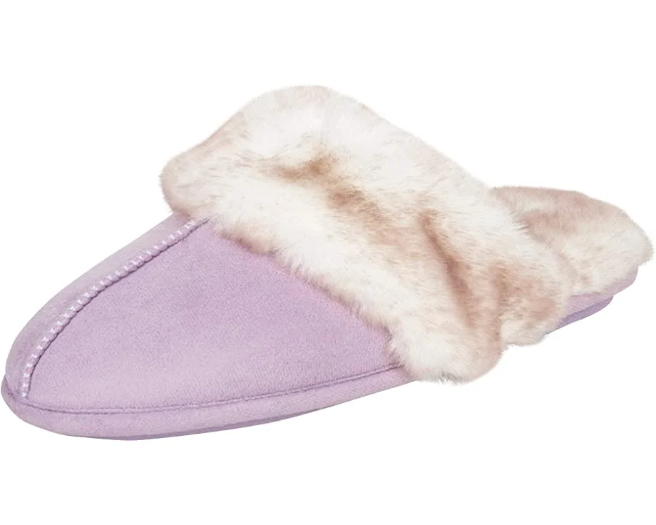 Jessica Simpson Women's Comfy Faux Fur House Slipper Scuff Memory Foam Slip On Anti-Skid Sole 3 Jessica Simpson Women's Comfy Faux Fur House Slipper Scuff Memory Foam Slip On Anti-Skid Sole