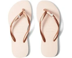 Havaianas Kids Slim Crystal SW II Flip Flop Sandal (Toddler/Little Kid/Big Kid)