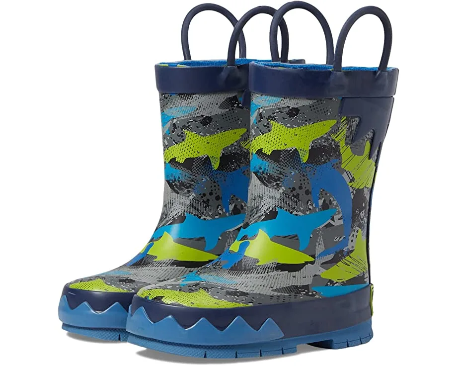 Western Chief Kids Shark Frenzy Rain Boots (Toddler/Little Kid/Big Kid) 3 Western Chief Kids Shark Frenzy Rain Boots (Toddler/Little Kid/Big Kid)