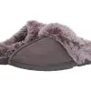 Jessica Simpson Jessica Simpson Women's Faux Fur Clog - Comfy Furry Soft Indoor House Slippers With Memory Foam