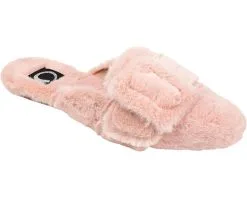 Journee Collection Faux Fur Eara Slipper