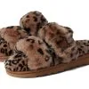 FIRESIDE By Dearfoams Benalla Shearling Double Band Slide -Comfy Shoes Store 71y5EBt5SvL. AC SR920736