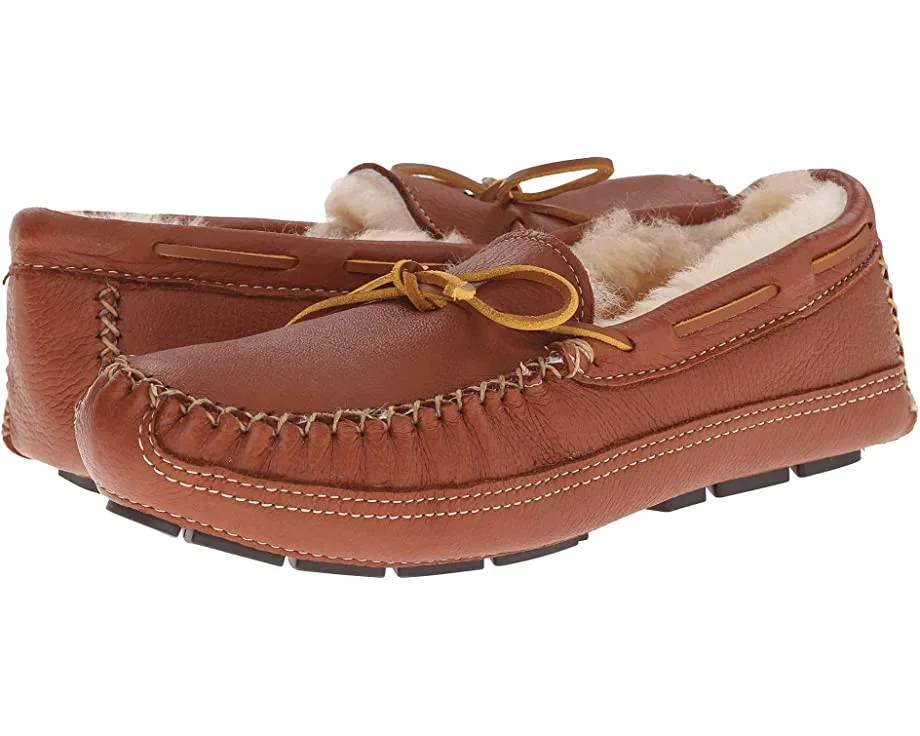 Minnetonka Sheepskin Lined Moose Slipper 3 Minnetonka Sheepskin Lined Moose Slipper