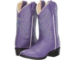 Old West Kids Boots Pearlized Purple (Toddler/Little Kid)