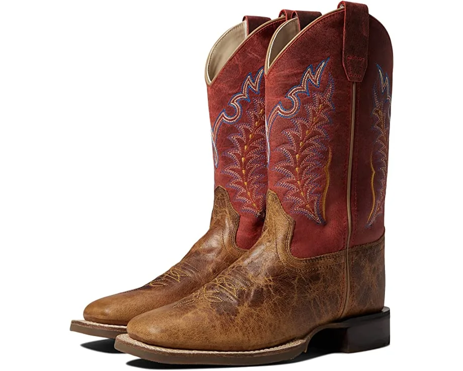Old West Kids Boots Red (Toddler/Little Kid) 3 Old West Kids Boots Red (Toddler/Little Kid)